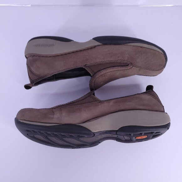 Merrell Primo Moc II Coffee Brown Nubuck Leather Womens Slip-On Comfort Size 7.5 - Picture 10 of 15